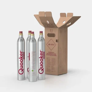 set aus 4 co₂ zylindern